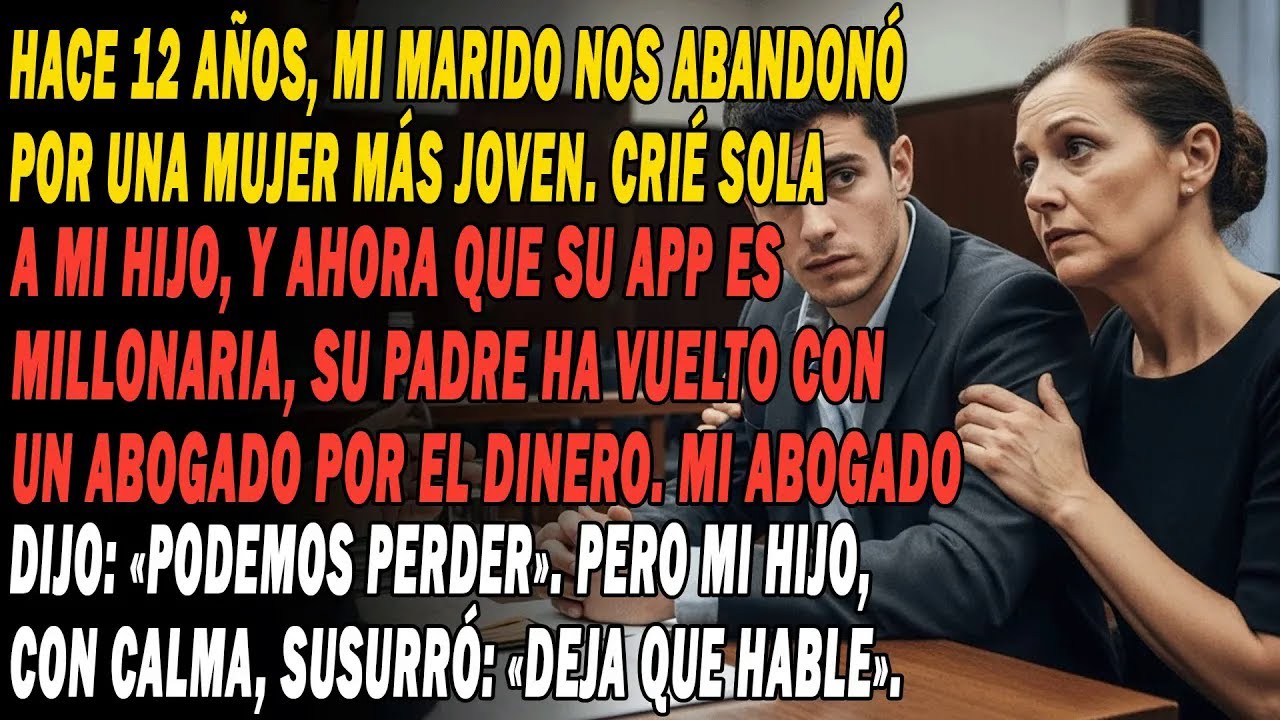 Nos Abandonó Por Otra💔Hace 12 Años. Crié Sola A Nuestro Hijo. Su App Millonaria💰Lo Atrajo Por Dinero