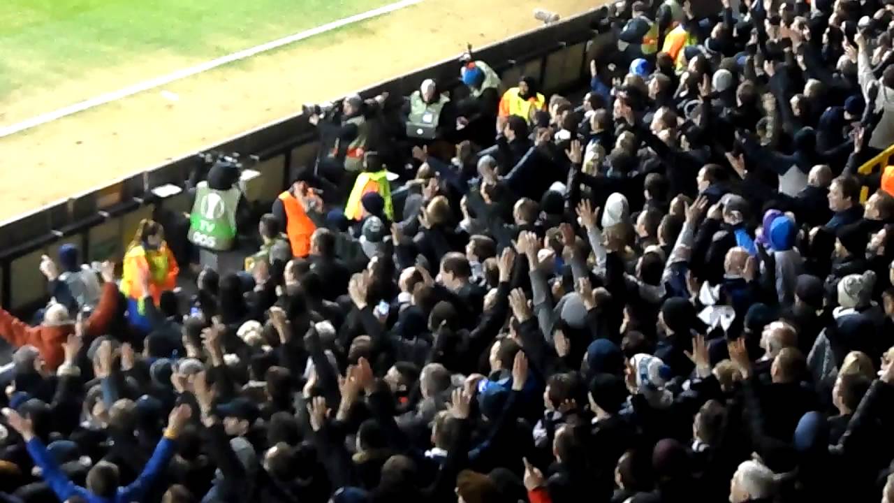 Park lane, Shelf side song Spurs v Florentina 25/02/16