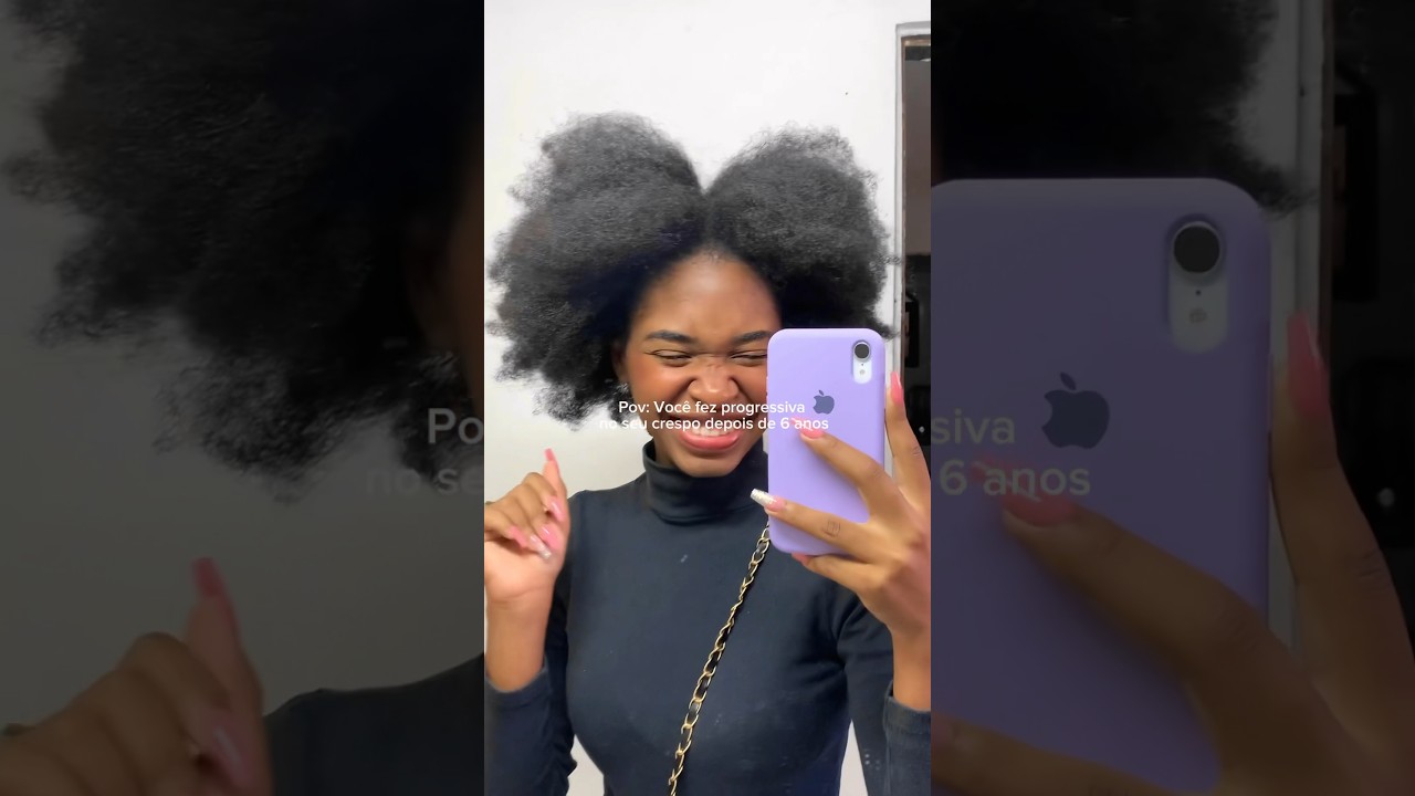 ALISANDO MEU CRESPO ✨ #alisamento #progressiva #alisada #fioterapia #crespoalisado #afro