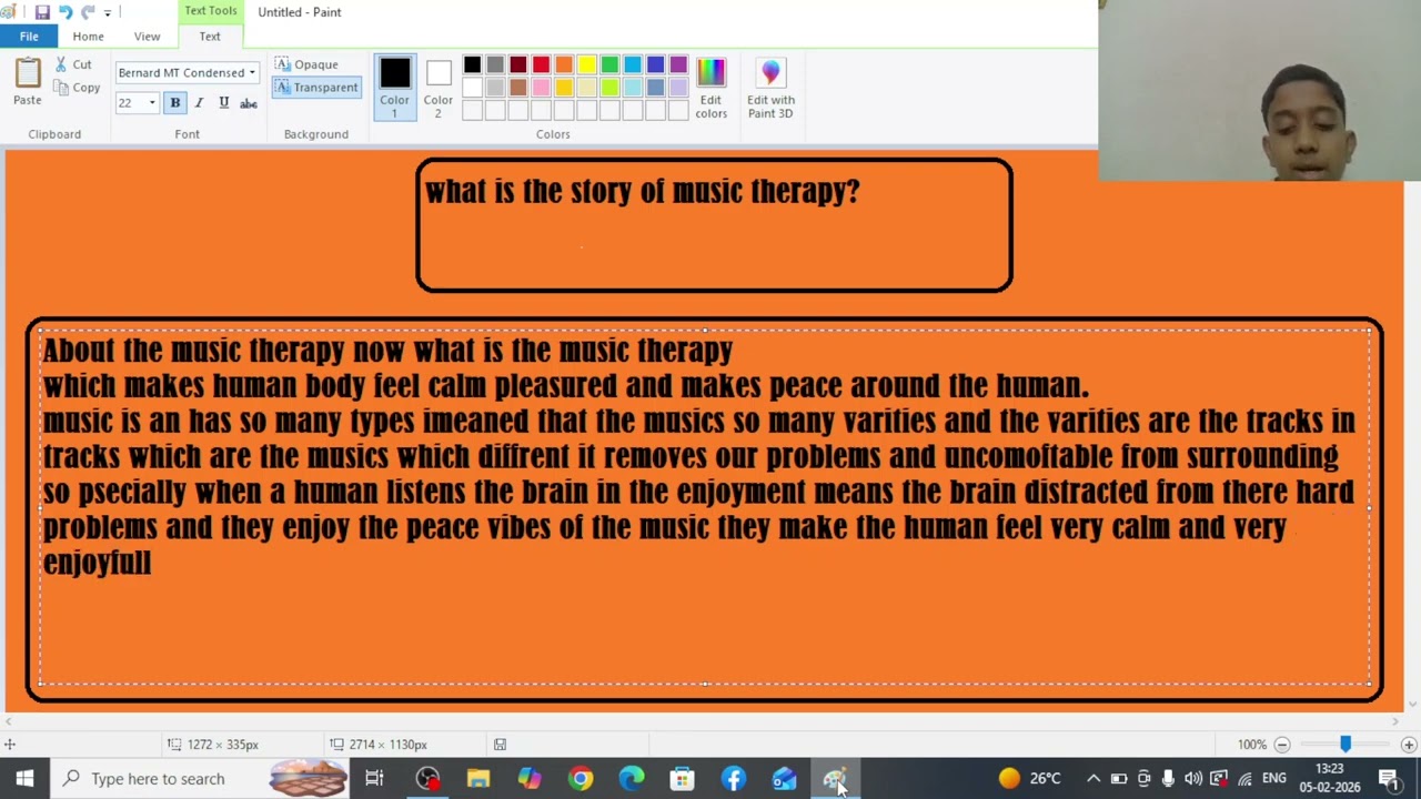 What is music therapy in english grammar?