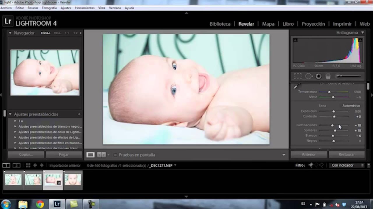 ORIGO  Crear un preset desde cero. (Lightroom 4.0)