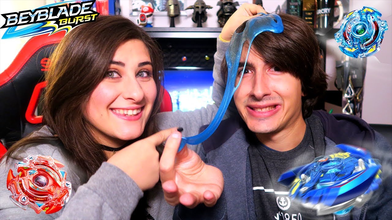 BEYBLADE CHALLENGE! GIOSEPH VS FRANCESCA! Sfida BeyBlade Burst ITA By GiosephTheGamer