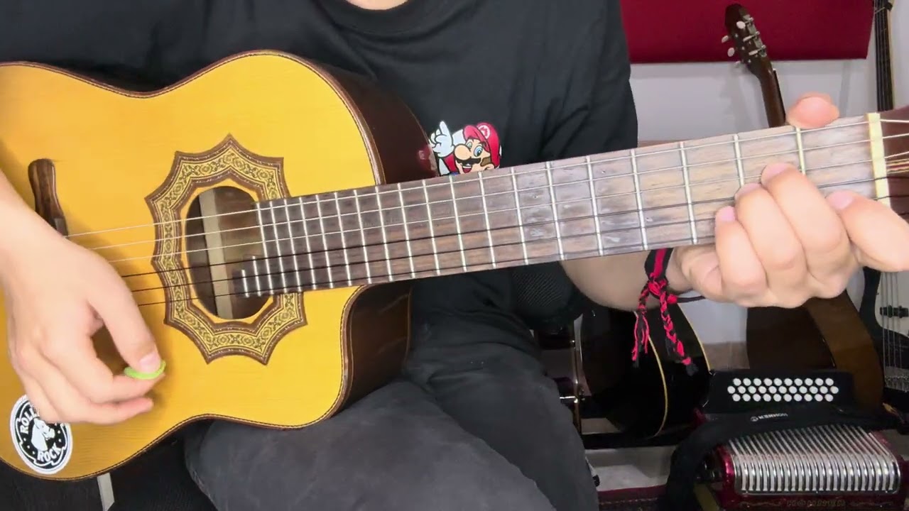 Cómo tocar El Parrandero-Guitarra puntera (Requinto) - Abel González Tutorial completo