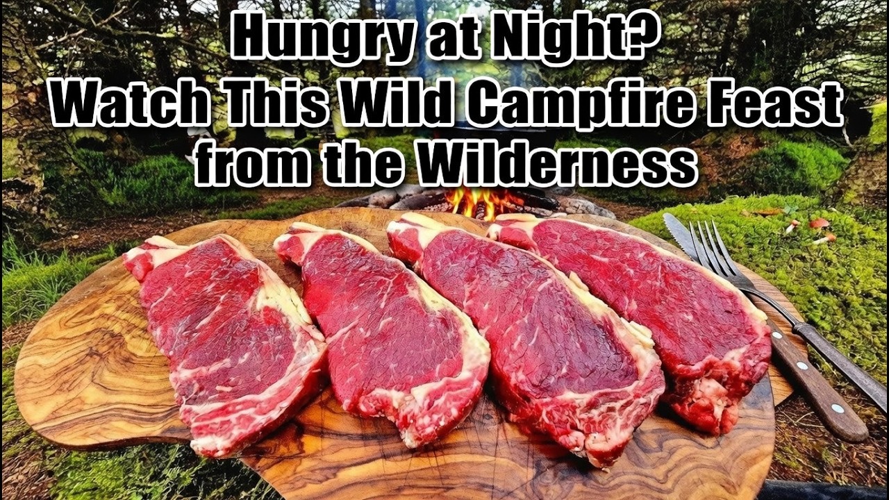 Hungry at Night? Watch This Wild Campfire Feast from the Wilderness