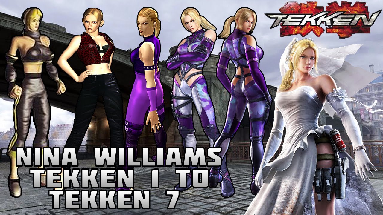 Tekken - Nina Williams Evolution (1994-2016)