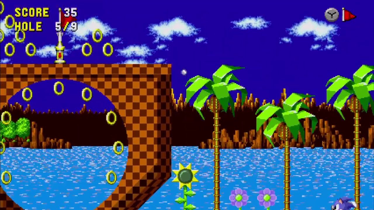 Sonic 1 Forever Golf — это пытка!!!