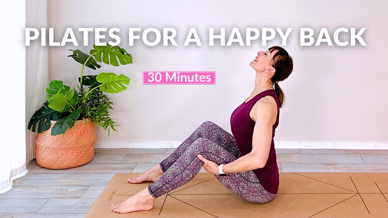 Pilates for a Happy Back | 30 Minute Pilates to Stretch and Strengthen your Back