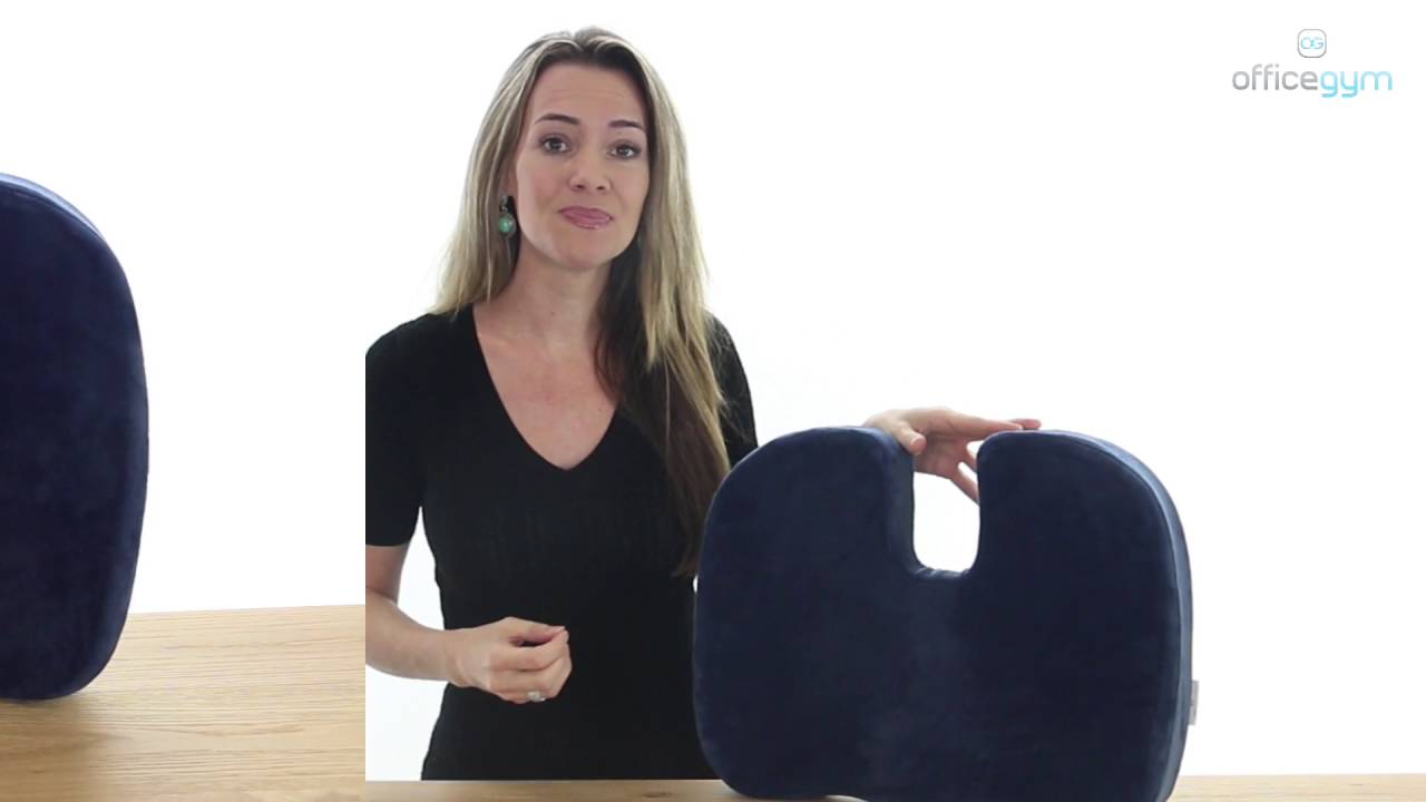 OfficeGYM Orthopedic Coccyx Cushion Demo video