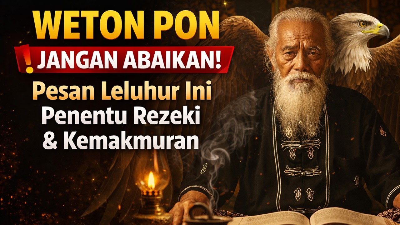 Weton Pon Jangan Abaikan! Pesan Leluhur Ini Penentu Rezeki & Kemakmuran!