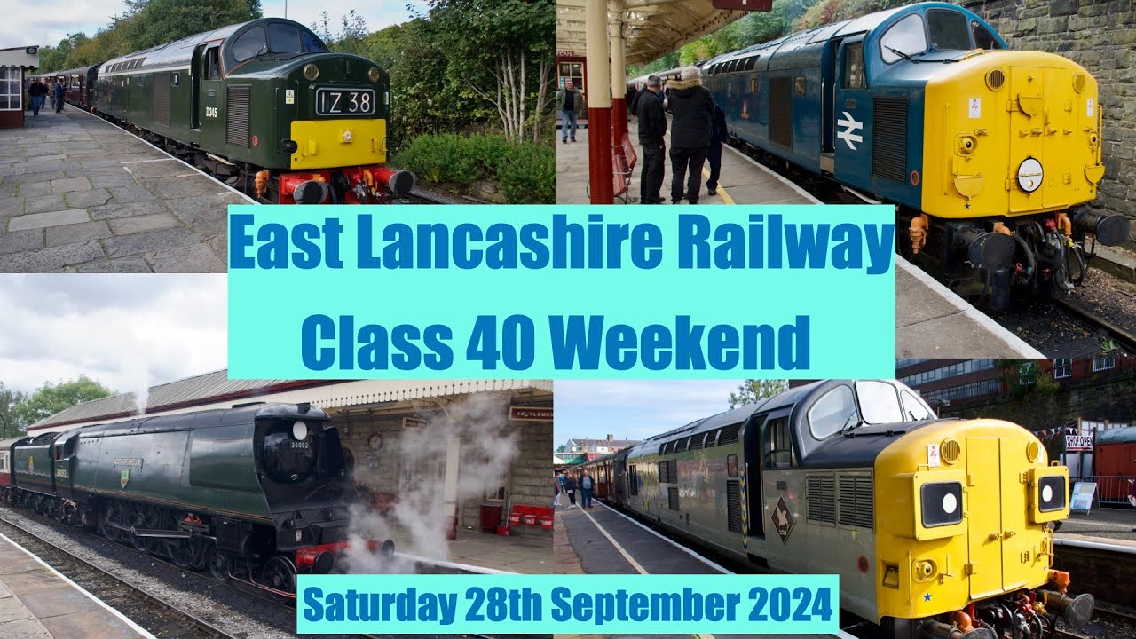 East Lancashire Railway -  Class 40 weekend - 28 September 2024