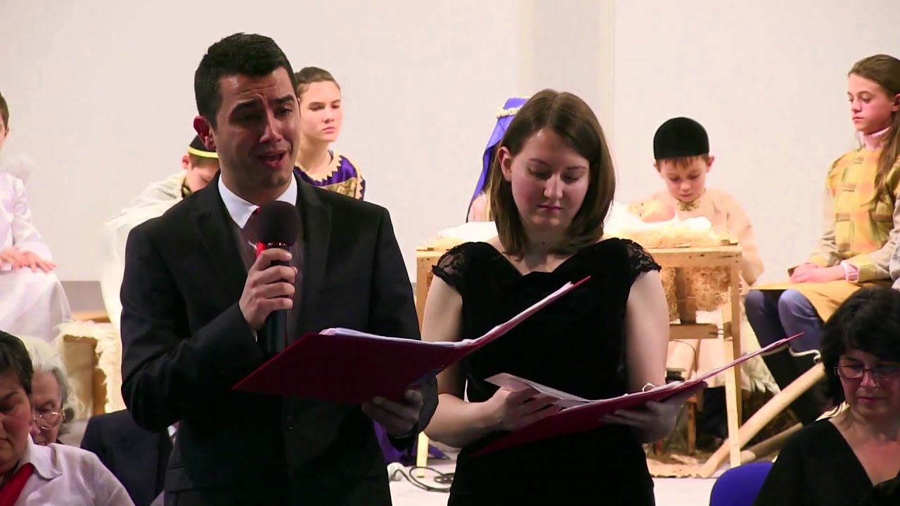 Clara Constantin,Catalin Gatan si corurile reunite Sola Scriptura si Brancoveanu-Intr-un staul