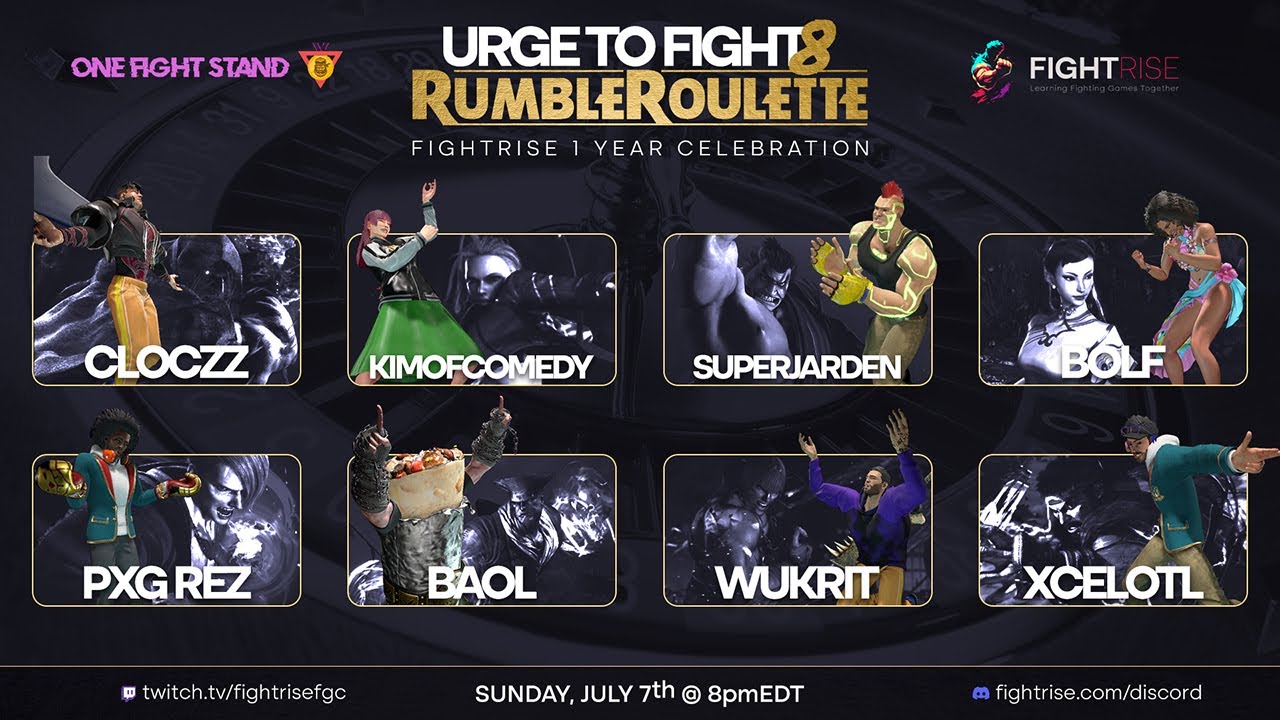 Urge to Fight 8 - Rumble Roulette - July 2024