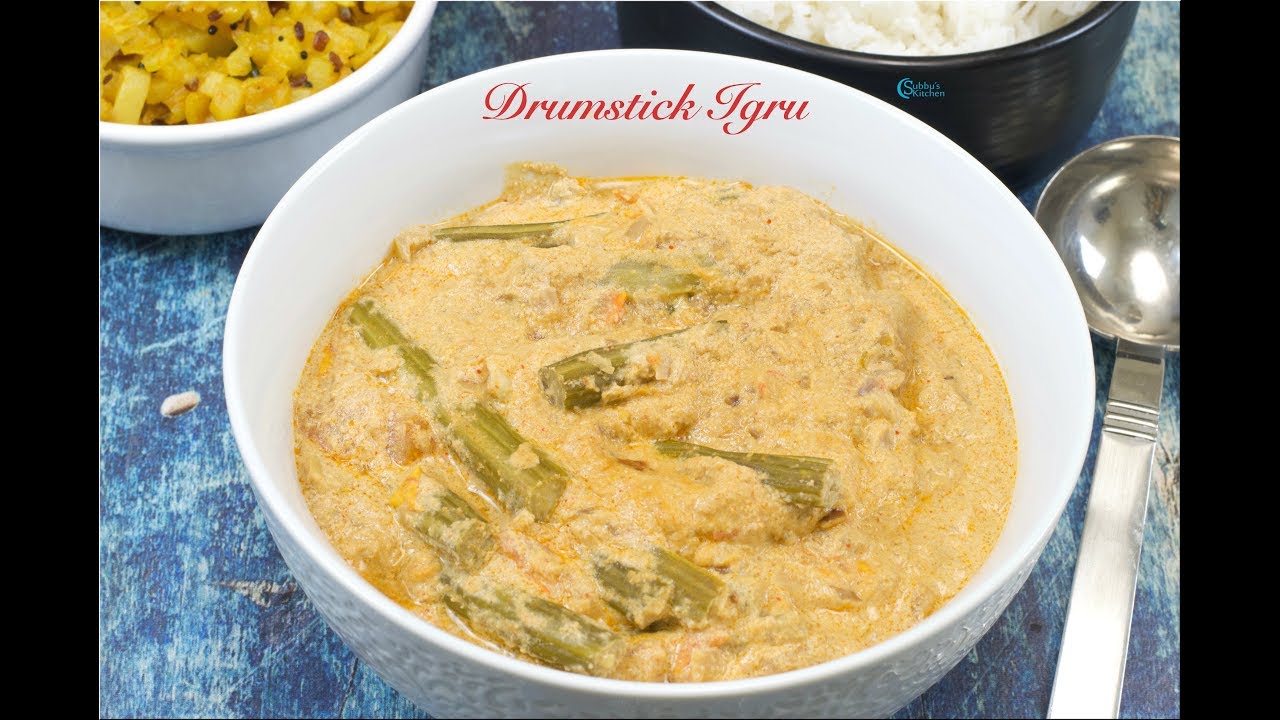 Drumstick Igru | Drumstick with Poppy Seeds Curry