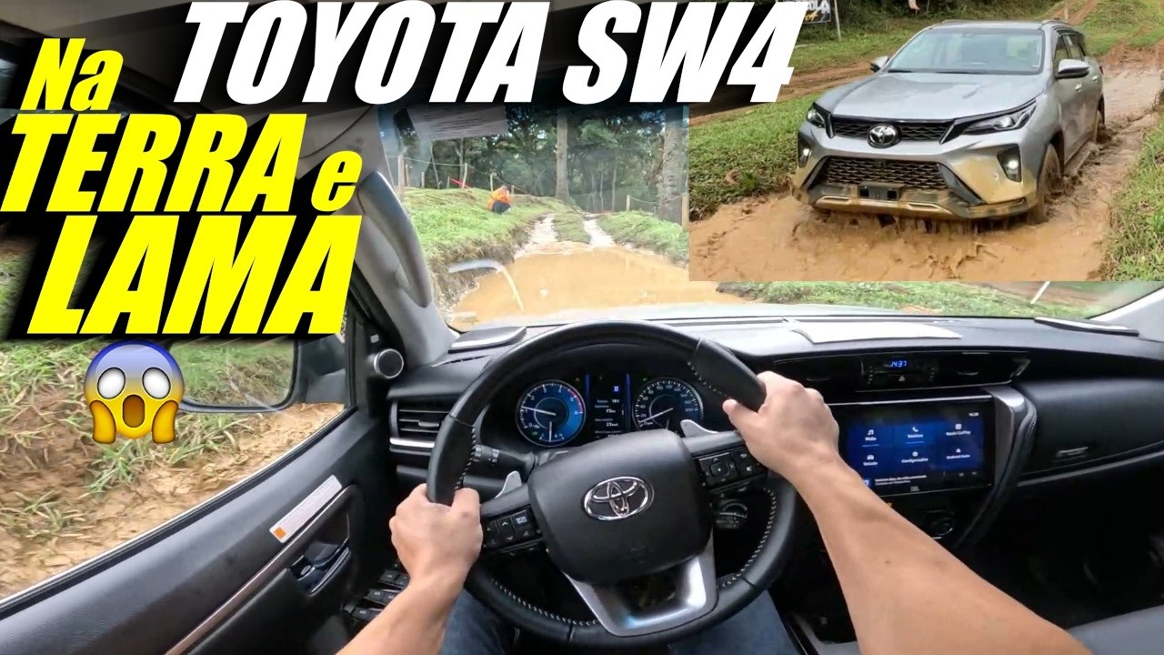TOYOTA SW4 NA TERRA E LAMA! Aguenta fora de estrada mesmo?