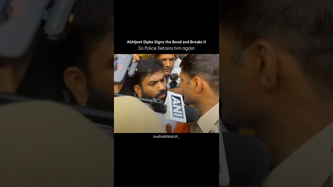 Abhijeet Dipke Detained Again #abhijeetdipke #cjp #cockroachjantaparty