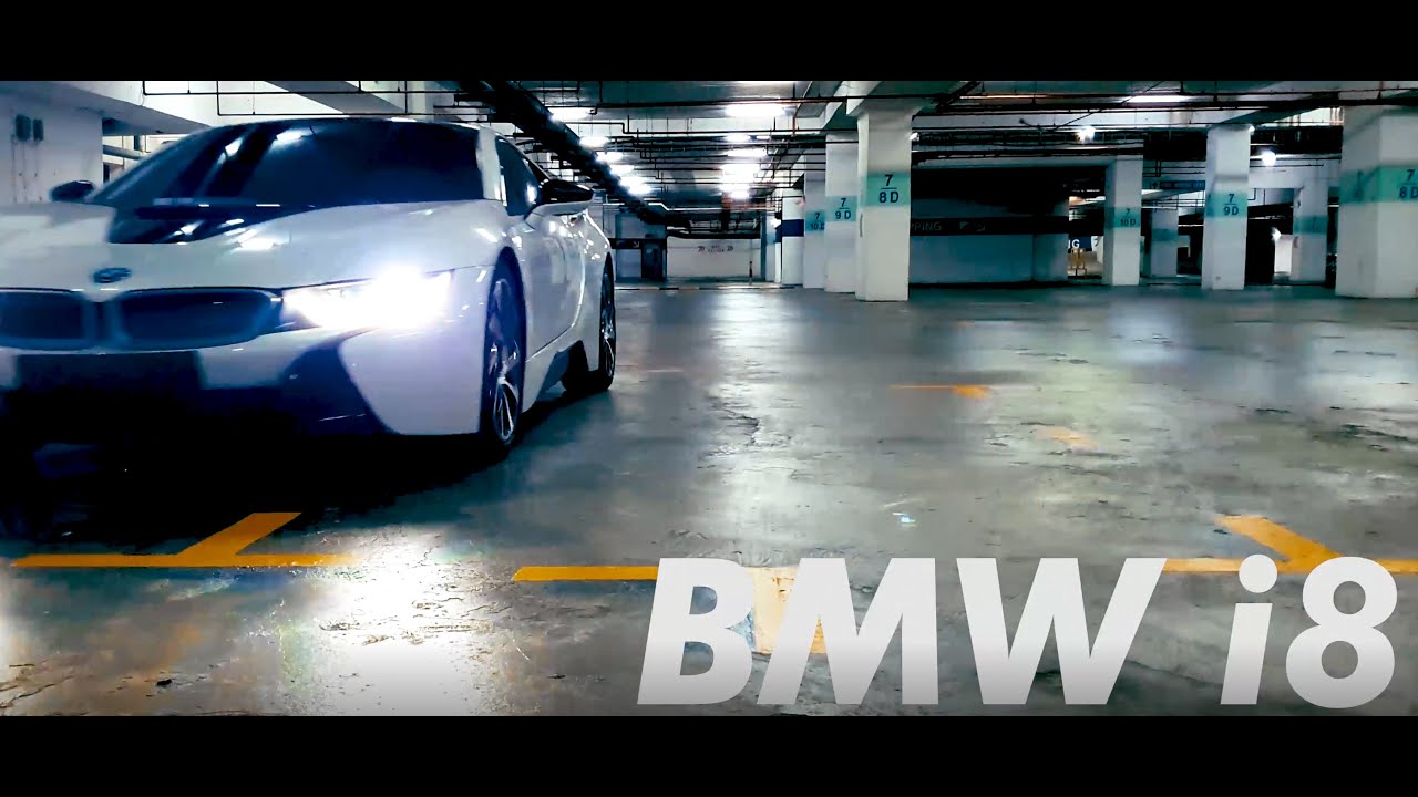 Droning BMW i8, by Dji Mavic Air 2. 4K