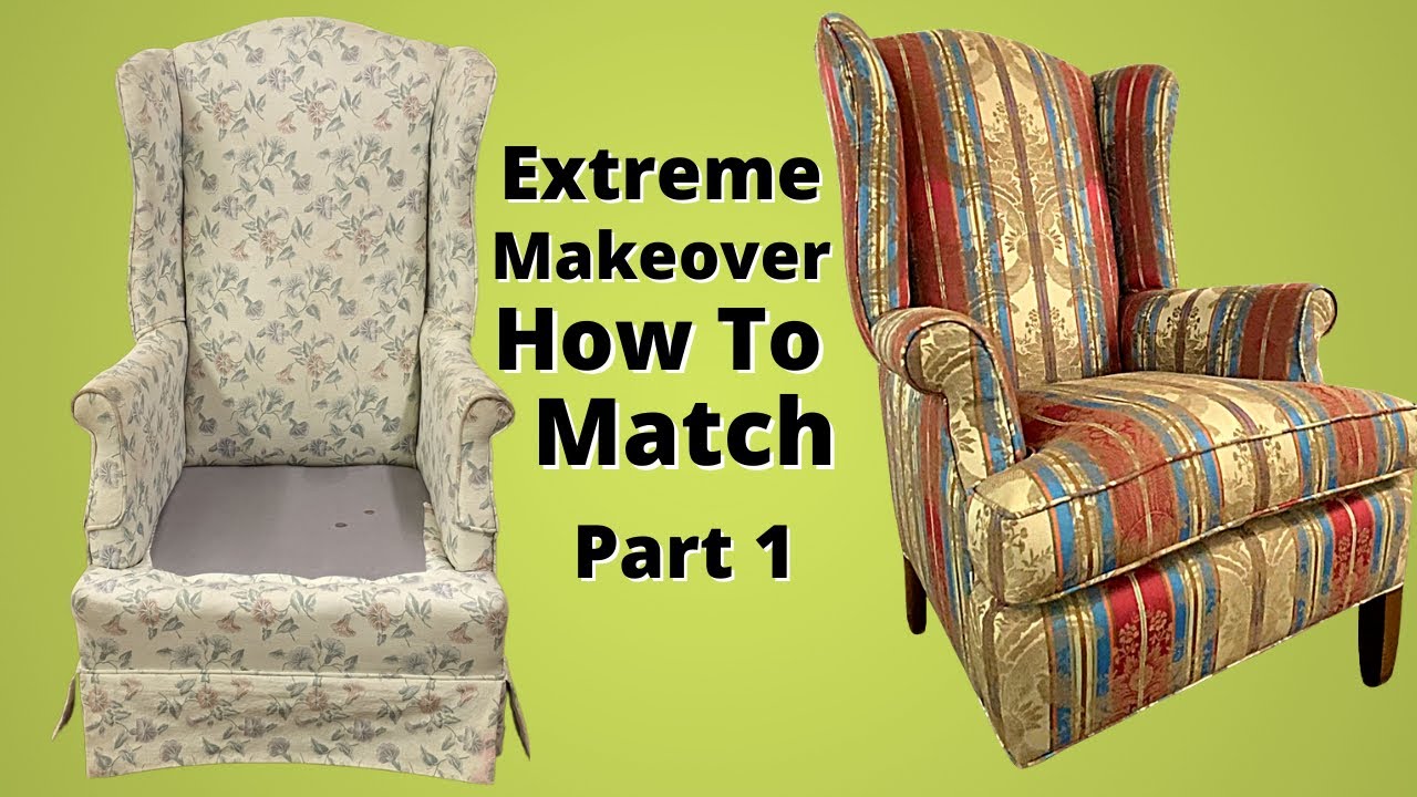 How to Upholster a Wing Chair | Matching