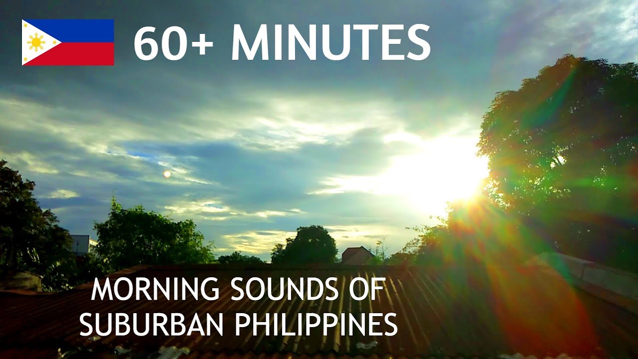 ANXIETY RELIEF ANTI-STRESS RELAXING AND CALMING MORNING SOUNDS OF SUBURBAN PHILIPPINES (1+ HOURS)