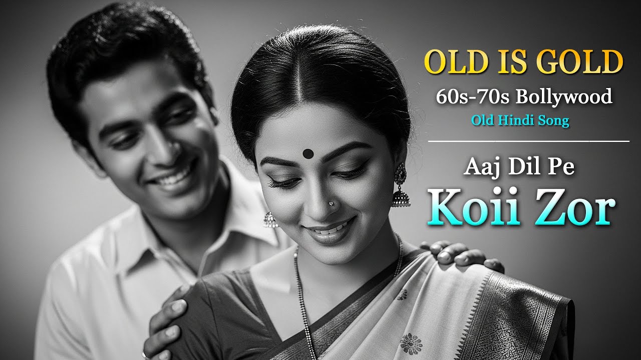 Aaj Dil Pe Koii Zor 🎵 | आज दिल पे कोई ज़ोर चलता नहीं | Bollywood Sad Song | 70s-80s Dard Song