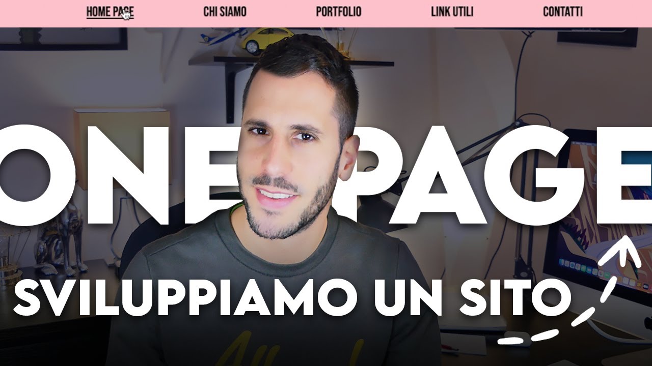 Come creare un sito WEB in HTML - Sito Internet One Page