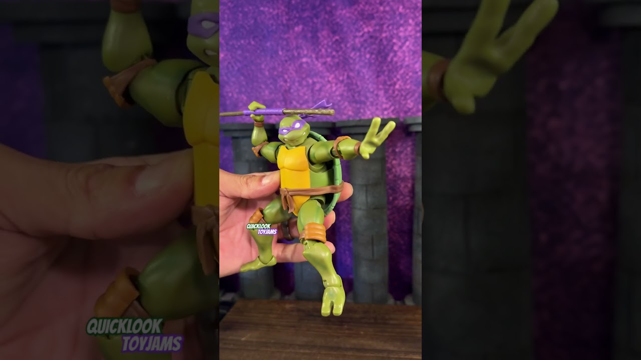 Tmnt DONATELLO (2003 Animated Series) QUICK LOOK Super7 Ultimates Superhero Action Figure Review