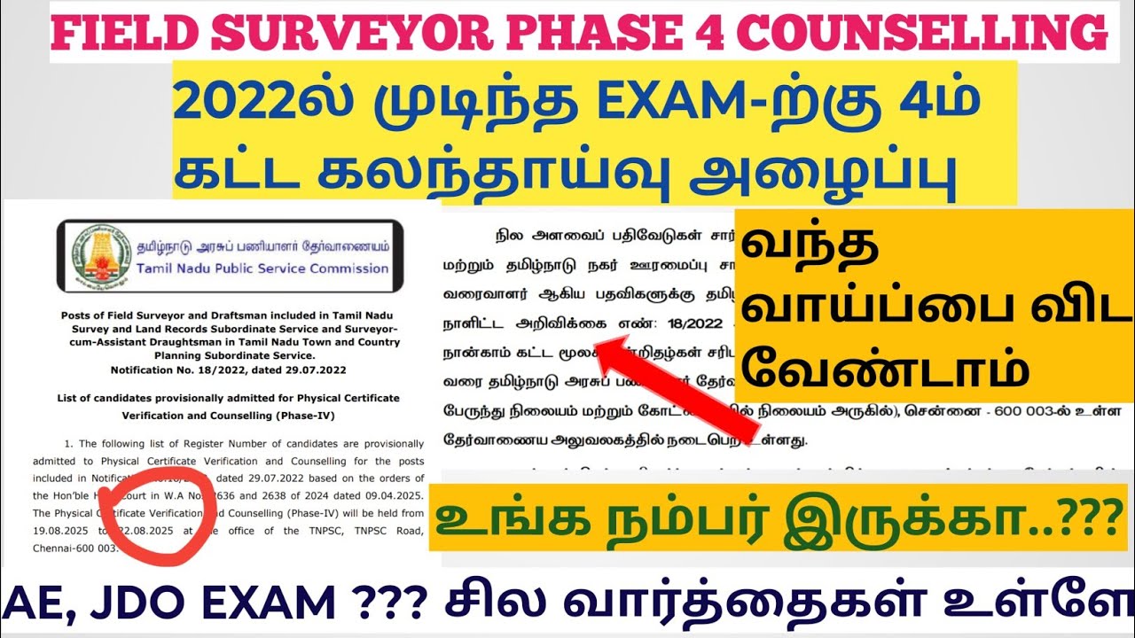 PHASE 4 SURVEYOR COUNSELLING CALL | FS DM 2022 EXAM RESULTS