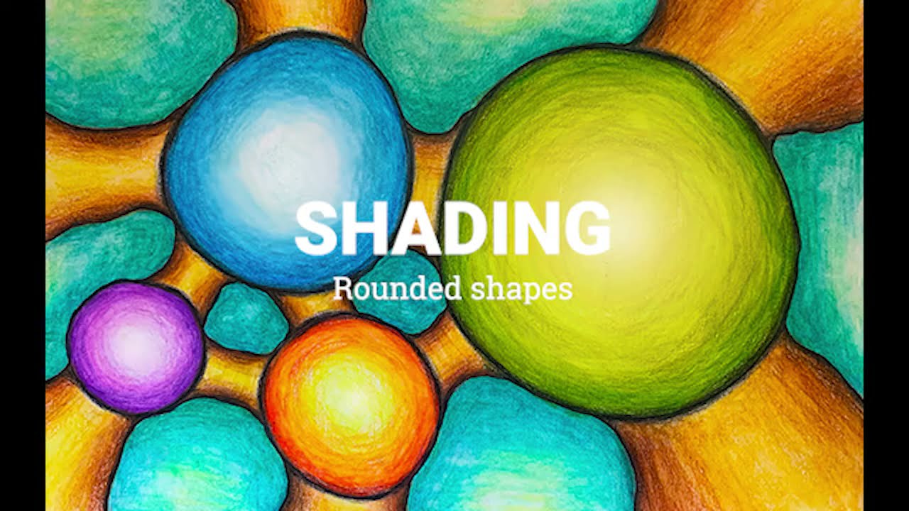 Step-by-Step Guide: Neurographic Art - Shading Orbs with Colored Pencils. Doodling Tutorial