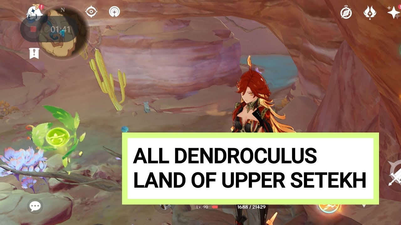 ALL DENDROCULUS LOCATIONS LAND OF UPPER SETEKH SUMERU GENSHIN IMPACT