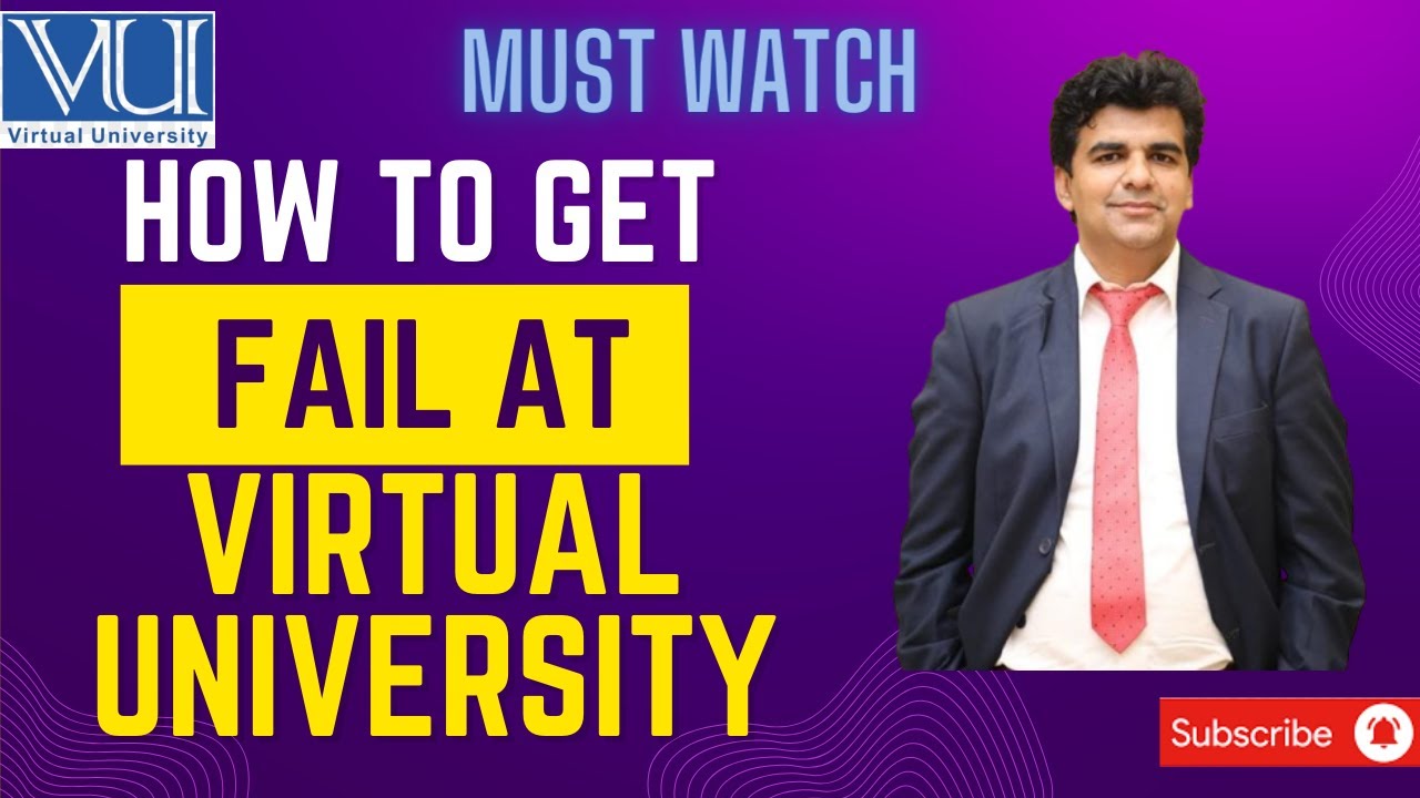 How to fail your Virtual University exam: The 7 biggest mistakes students make