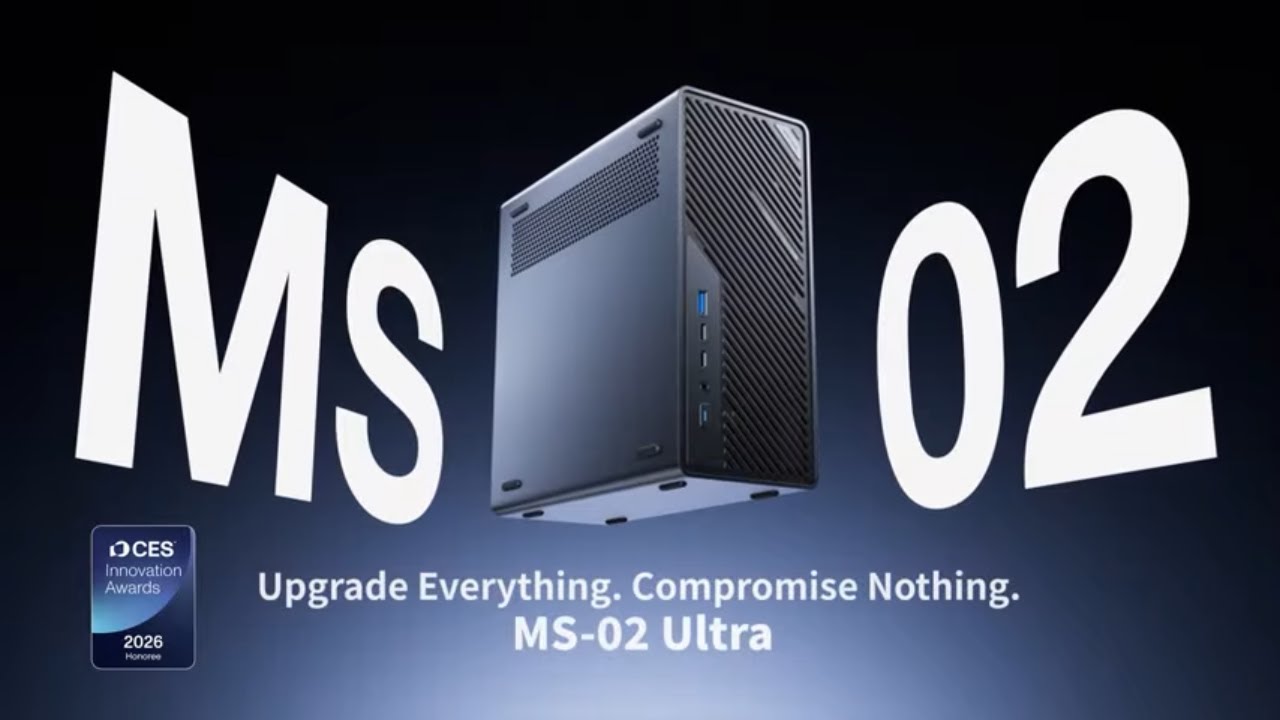 MS-02 Ultra Mini Workstation – Intel Core Ultra 9 285HX, 25GbE, PCIe 5.0