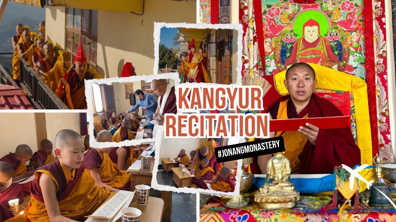 First day of Kangyur recitation 🙏