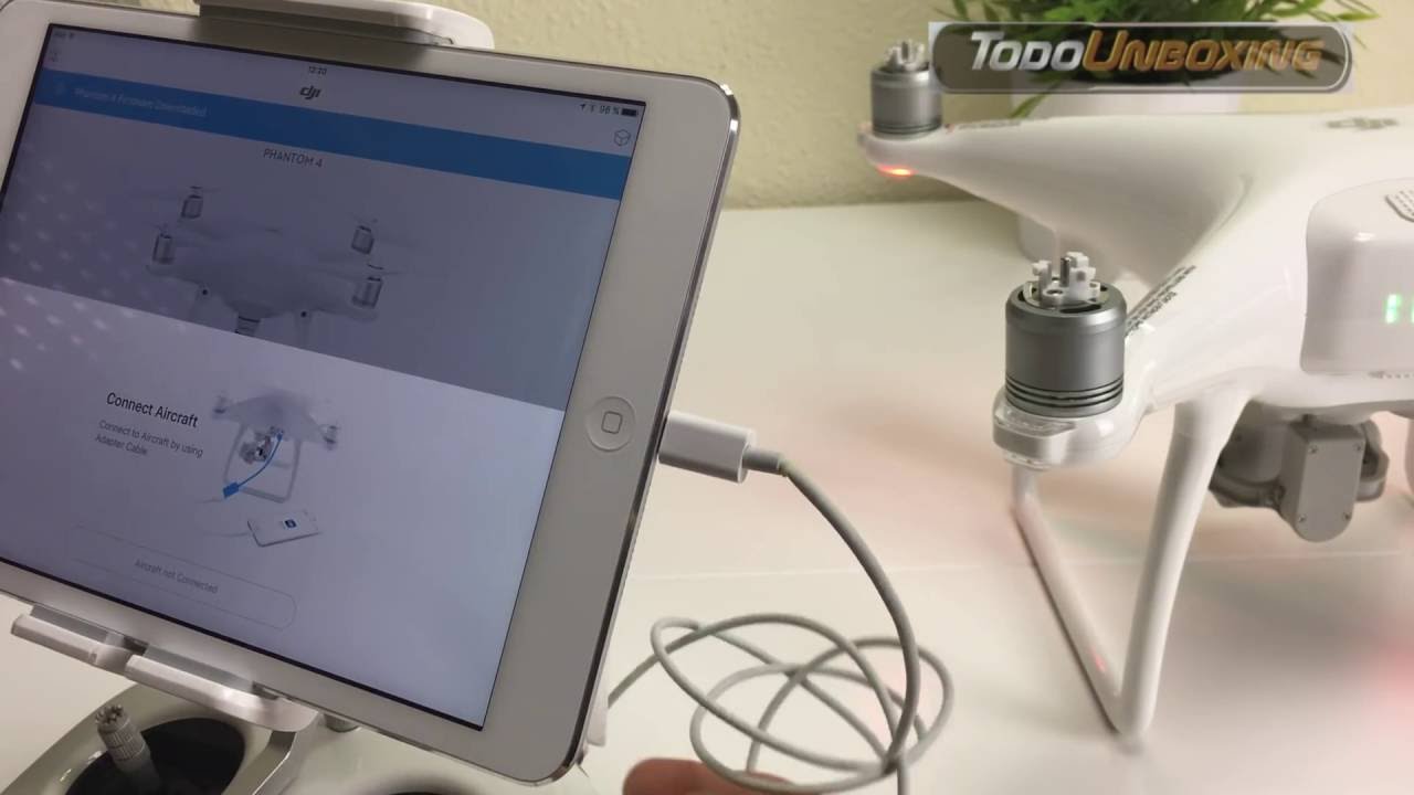 Cómo actualizar el firmware del Phantom 4