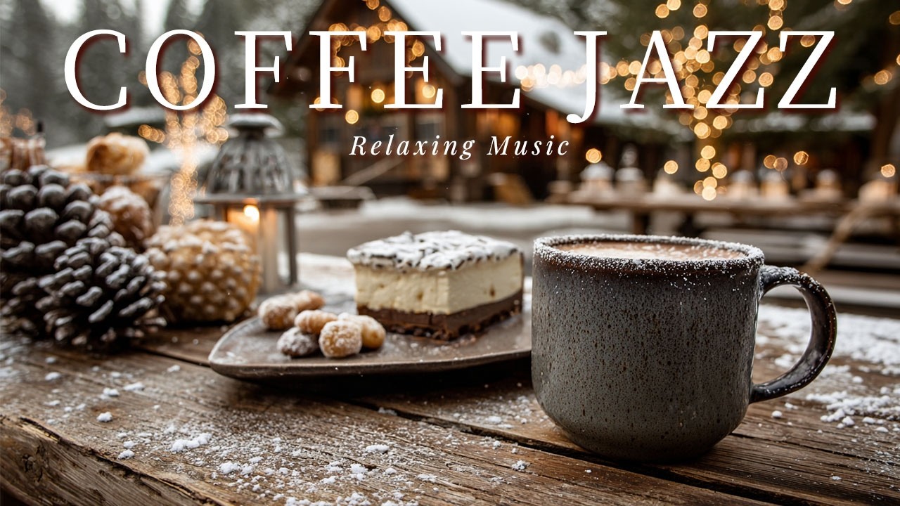 Coffee Jazz Music ☕ Cozy Winter Cafe for Relax, Study & Work