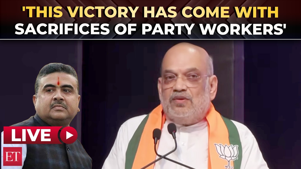 LIVE | 'Bengal victory valuable for India's security': Emotional Amit Shah at MLA meet