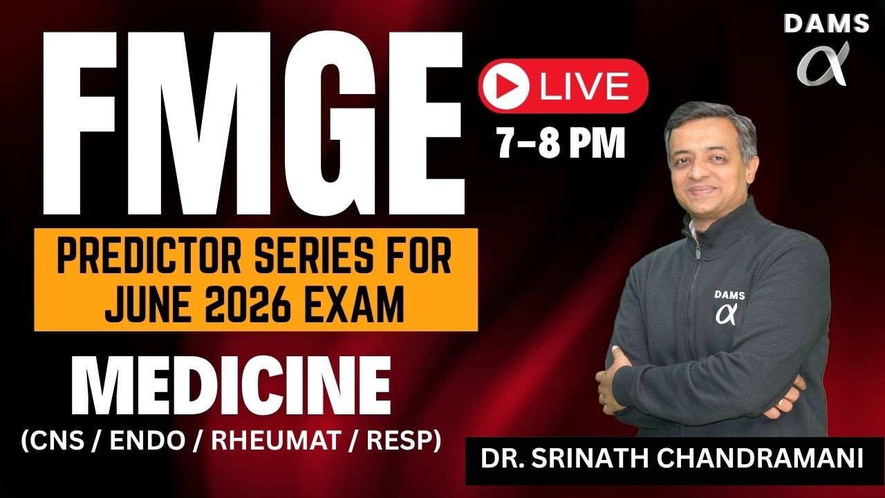 FMGE Predictor Series | High-Yield MCQ Medicine by Dr. Srinath Chandramani