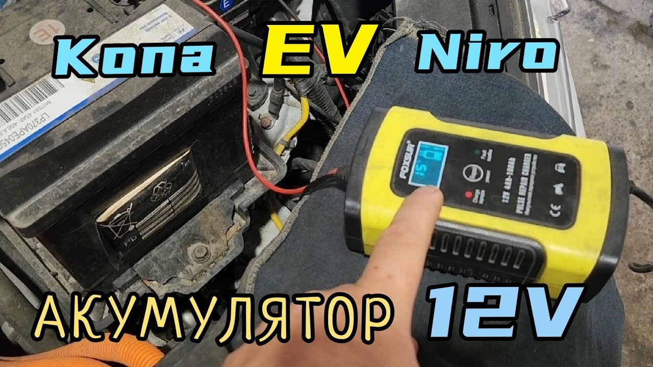 Hyundai Kona EV / KIA Niro EV - заміна акумулятора 12V, промивка системи охолодження 