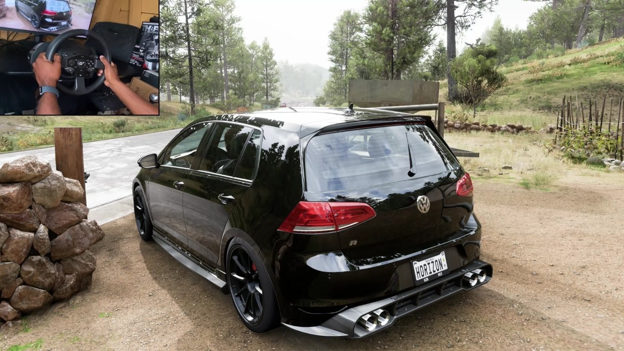 863HP Volkswagen Golf R 2021 - Forza Horizon 5 (Steering Wheel + Shifter) Gameplay