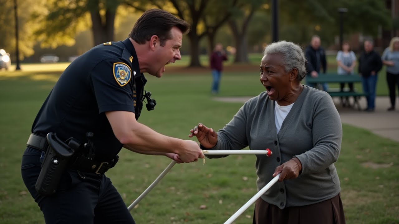 Racist Cop Breaks Blind Black Woman&rsquo;s Cane in Public&mdash;But Has No Clue Who Her Son Really Is
