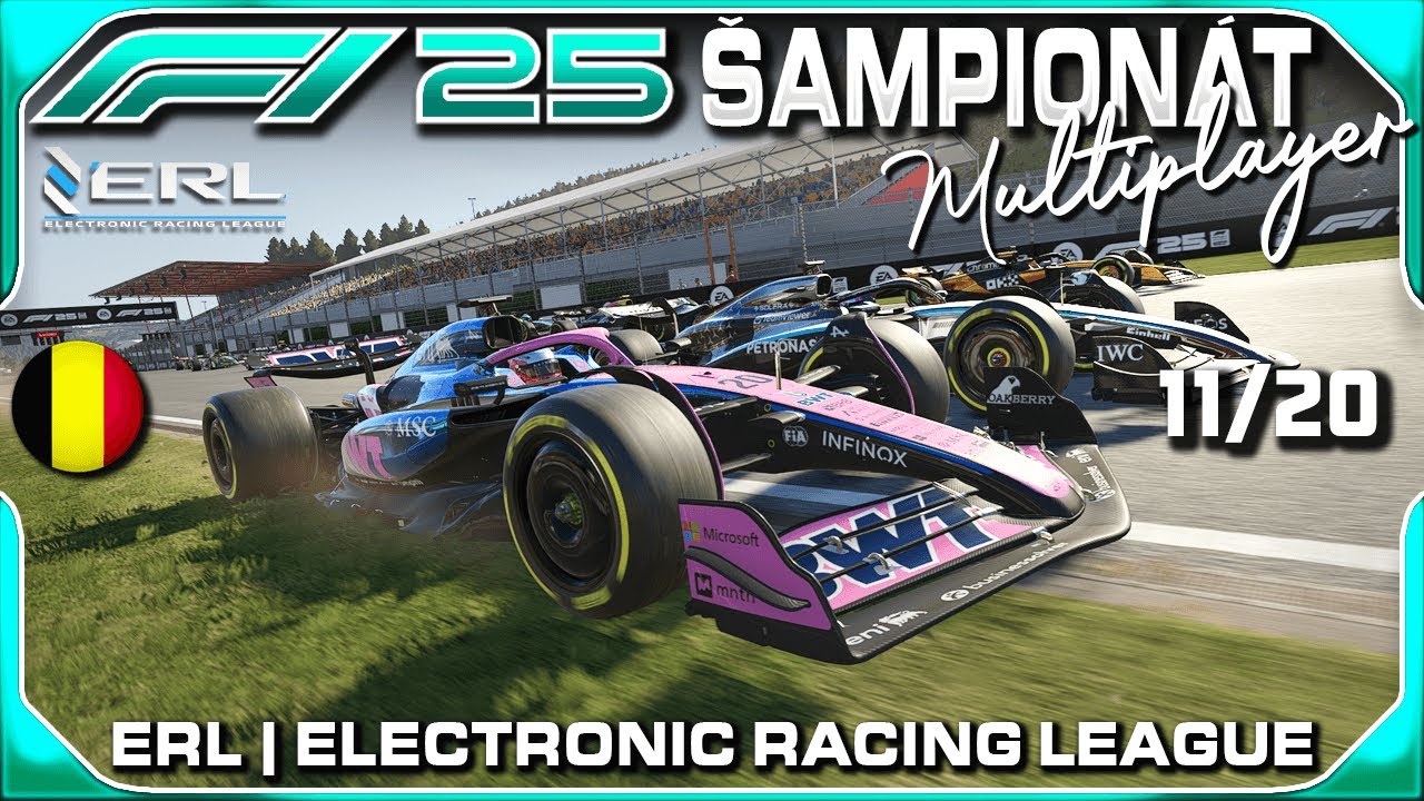 ERL Šampionát je Zpátky! Velká Kolize v 1. Zatáčce ve Spa! #11 | F1 25 CZ Let's Play (ERL Šampionát)