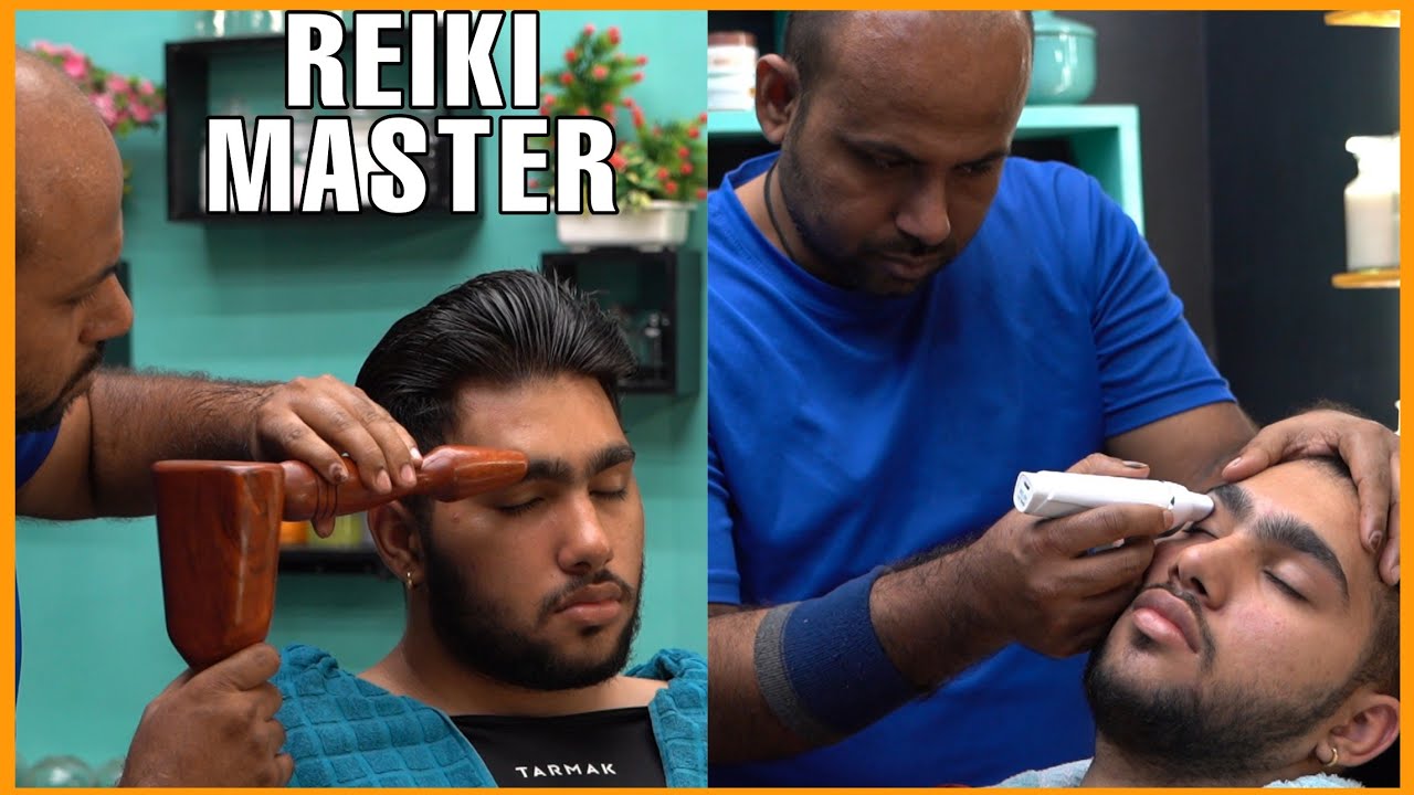 The Extraordinary Massage techniques of REIKI MASTER💈#asmr