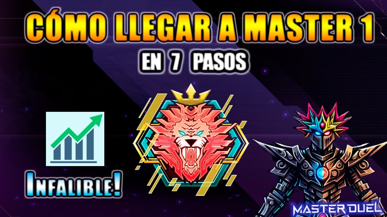 🥇 C&oacute;mo LLEGAR a MASTER en Yu-Gi-Oh! Master Duel: &iexcl;7 PASOS INFALIBLES!