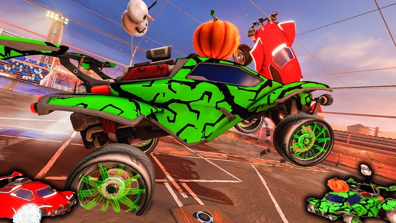 THE BIGGEST AND SMALLEST MODDED ROCKET LEAGUE CAR BATTLES