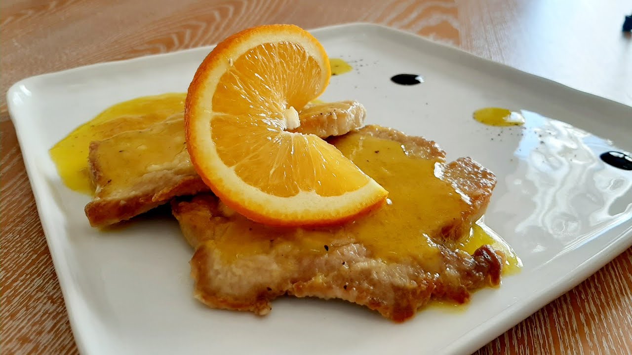 Свиная корейка с апельсином