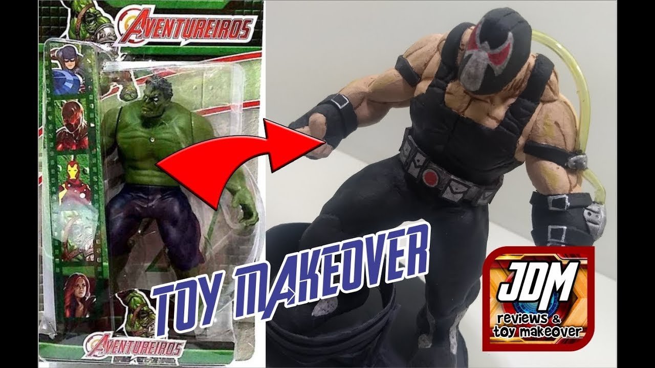 Toy Makeover transformei o Hulk no  BANE / Batman DC