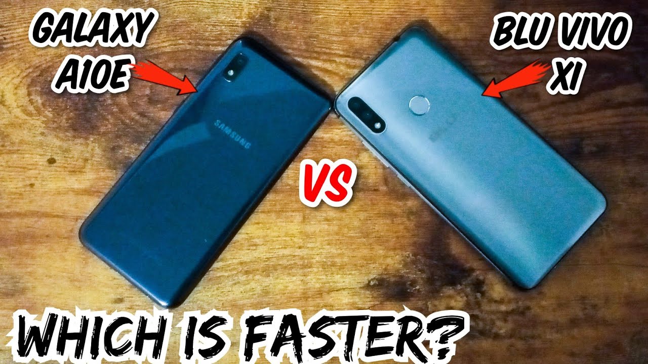 Samsung Galaxy A10e vs Blu Vivo XI! Which is faster?