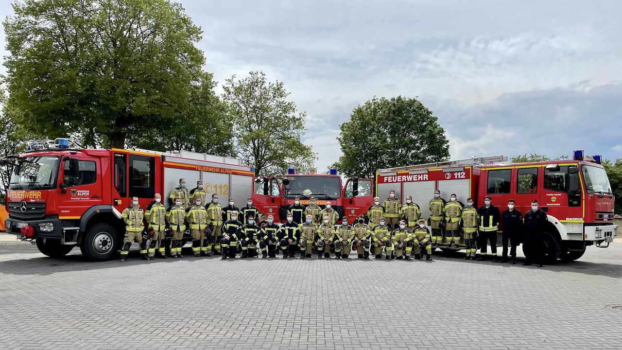 Truppmann-Lehrgang 2021 der Freiwilligen Feuerwehr Alpen