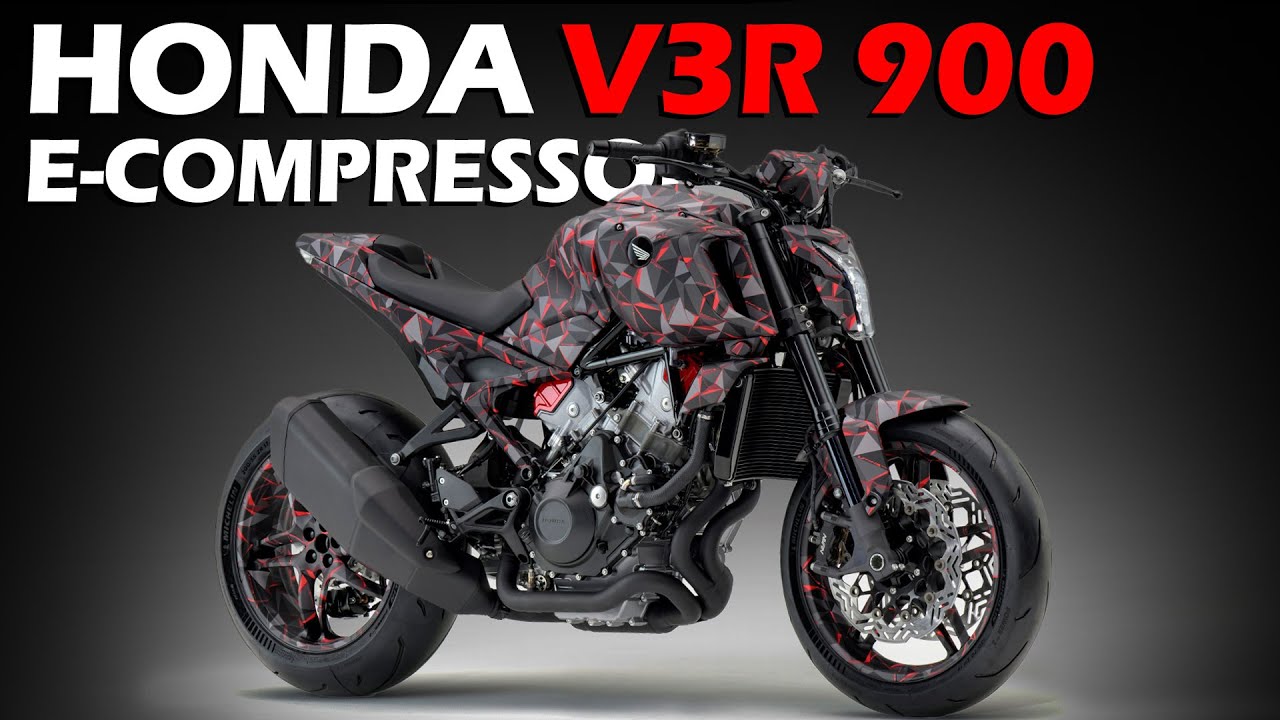 Honda Revail V3R E-Compressor: 900-кубовый Naked | Турбореволюция начинается