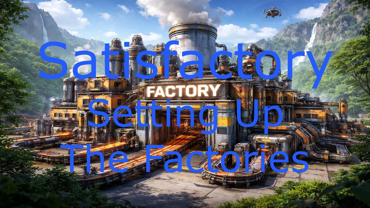 Satisfactory | Automated Power | Setting up Factories