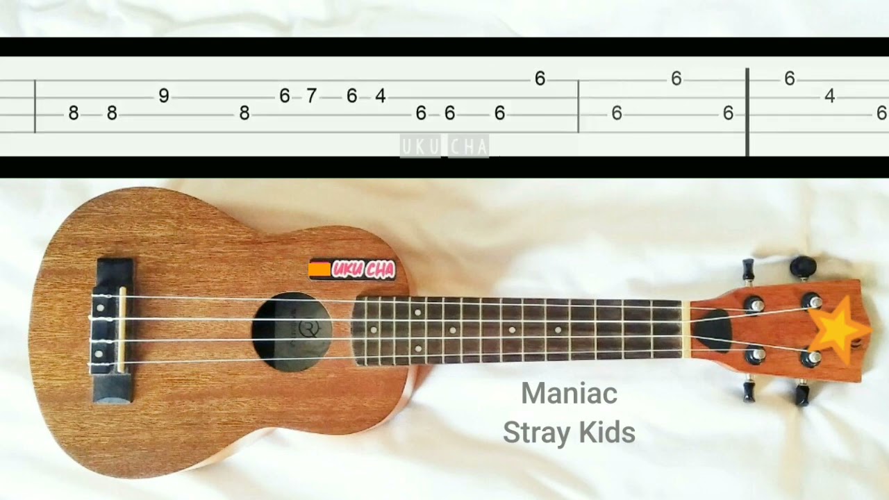Melody Maniac Stray Kids Slow Easy Melody Fingerstyle Fingerpicking ukulele Tabs Tutorial