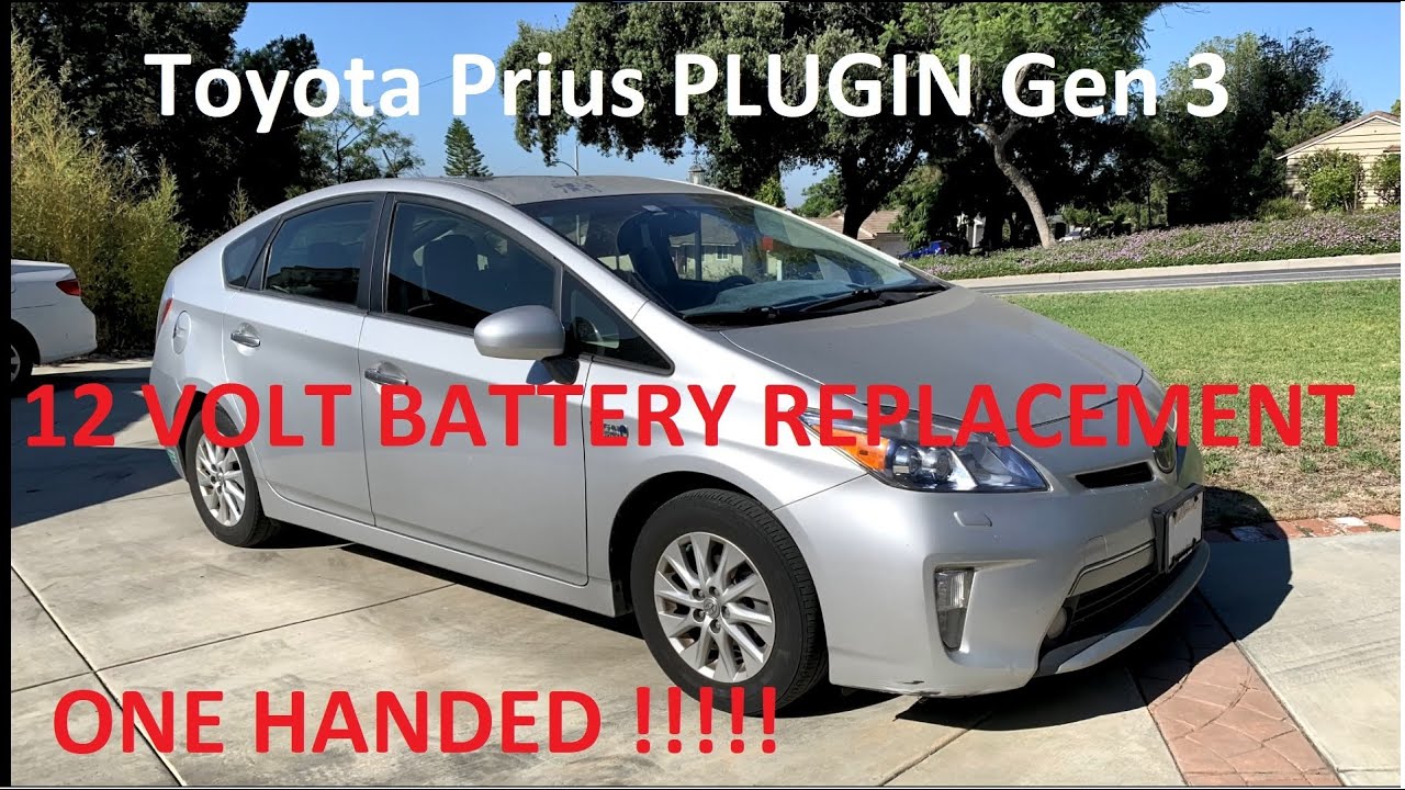 Prius PLUGIN Toyota 12 volt battery replacement (GEN3 2010-2015)
